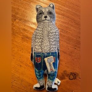Coral & Tusk Woodchopper Raccoon Pocket Pal - Includes Removable Axe